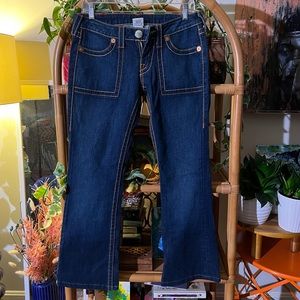 New w/o tag Low Rise True Religion Tony Flare Jeans